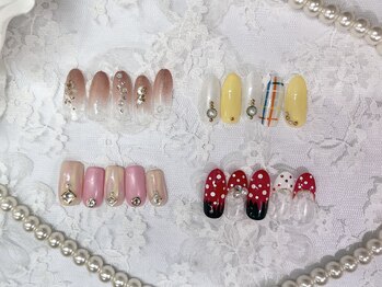 ネイルアンドアイラッシュサロン ボ ヌール(bo-nheur)/サンプルデザイン4