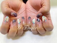 ジーフィンガー 大井町店(G Finger)/和装に◎お正月ネイル♪