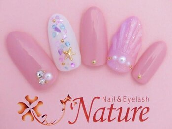 ナチュレ ネイルアンドアイラッシュ(Nature Nail & Eyelash)/定額デザイン☆8,532