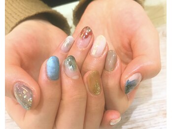 ドレス ネイルアンドアイラッシュ 梅田(Dress)/【Dress 梅田】ニュアンスアート