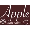 ヘアーサロンアップル(hair salon Apple)ロゴ