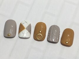 ニット&アーガイルネイル