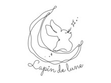 ラパン ドゥ リュンヌ(Lapin de lune)の雰囲気（【ラパンドゥリュンヌ】お店のロゴマーク）