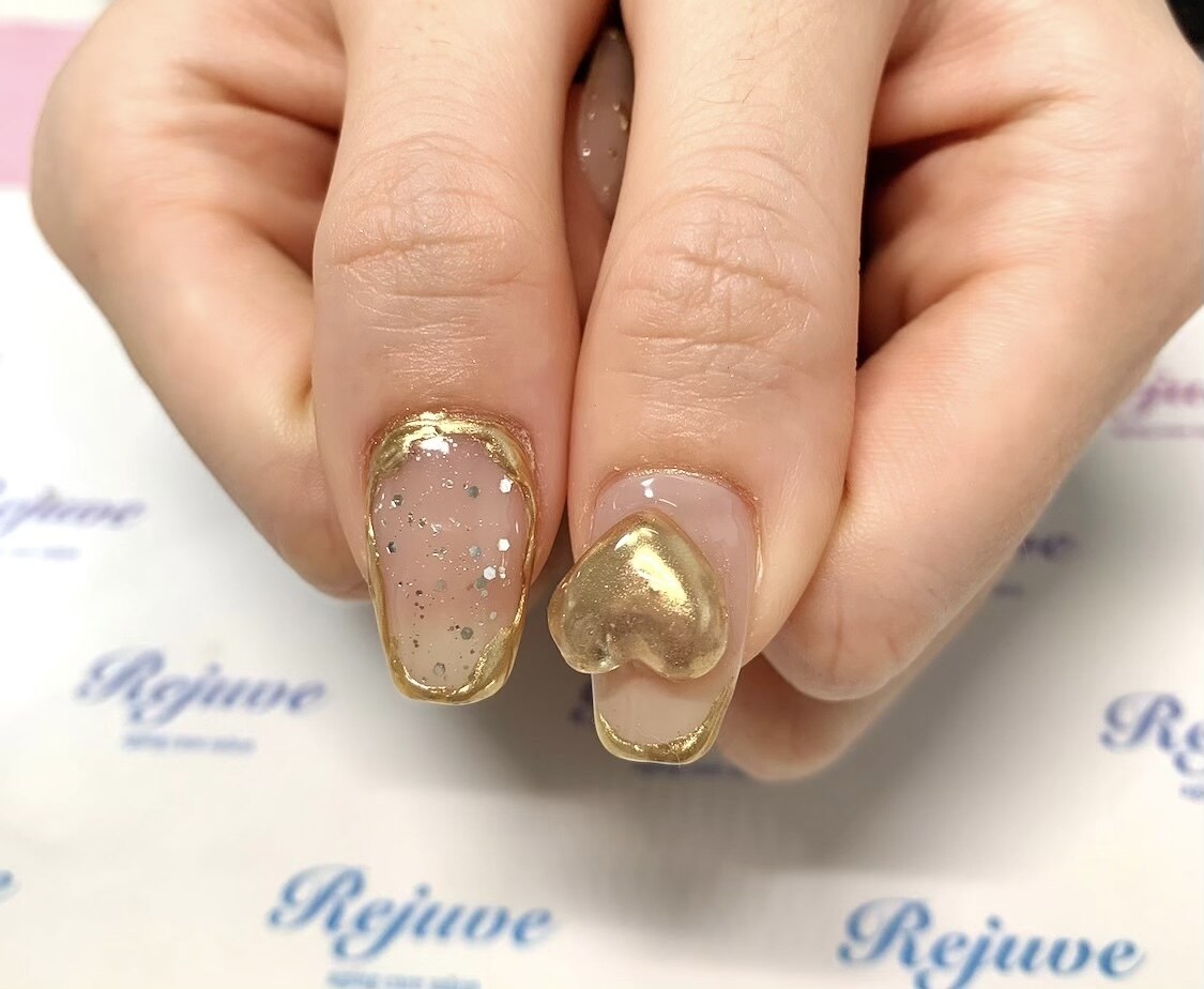 3dネイルパーツ ネイル ハート