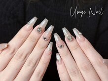 ウサギネイル 新大久保店(usagi nail)/マグネットフレンチ秋可愛い