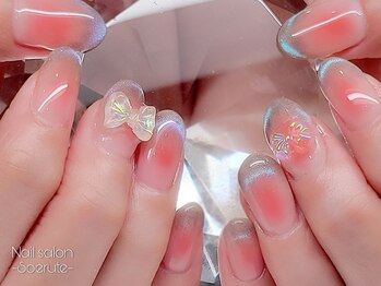 ソエルテ(soerute)/チークマグネットネイル