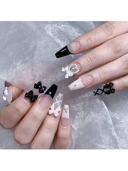 クイーンズビューティーサロン 新宿本店(Queen's beauty salon)/チップ長さだしやりつけ放題