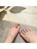 《パラジェル：foot》夏限定！フットシンプルワンカラー