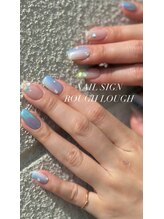 ネイルサイン ラフラフ(NAIL SIGN ROUGH LOUGH)/雨降れ梅雨ネイル