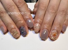 アネモネネイル(anemone nail)
