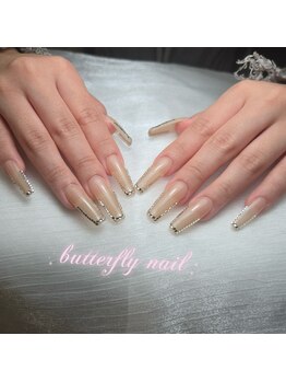 蝶々ネイル バタフライネイル(butterfly nail)/