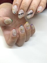 アンドラッシュ 駒込駅前店(and lash)/アートネイル、推しネイル