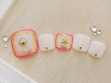 ネイルサロンフォーユー(for u)/ネオンシェル￥7000