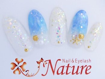 ナチュレ ネイルアンドアイラッシュ(Nature Nail & Eyelash)/定額デザイン☆￥8,532
