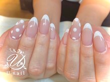 ユーネイル(U-nail)/フレンチ×ドット