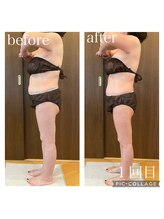 ルミエール(Lumiere.)/美筋シェイプボディ１回目比較