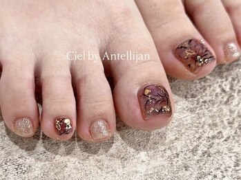 シエル バイ アンテリジャン(Ciel By Antellijan)/大人フラワーネイル