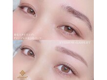 アリュージョン 秋田店/眉スタイリング×まつげパーマ