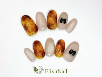 エリクサーネイル 新宿3丁目(Elixir Nail)/定額a シンプル/クーポン使用