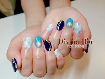 キイコネイル(kiiko.nail)/天然石風ネイル