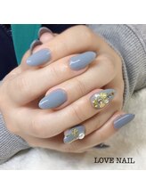 ラブネイル(LOVE NAIL)/クリスマス冬ネイル
