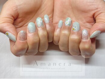 アマネラ(Amanera)/チェック×お花