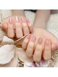 可愛いオフィスネイル