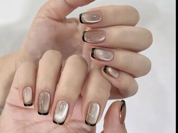 クイーンネイル 新宿(Queen nail)/マグネットスキニーフレンチ