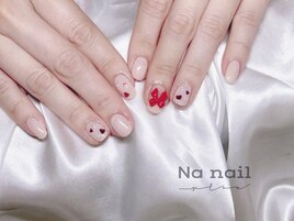 かわいいリボンネイル