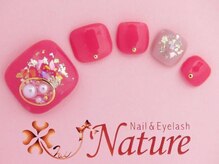 ナチュレ ネイルアンドアイラッシュ(Nature Nail & Eyelash)/定額デザイン☆￥7,452