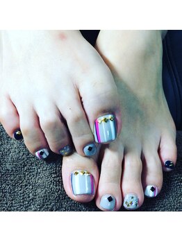 リエル(Riel)/秋色ストライプフット☆新規8000