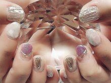 フレイムス アイラッシュ アンド ネイル(FRAMES)/オーロラネイル（氷ネイル）