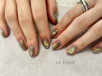 ラ フルール(La Fleur)/ミラーネイル