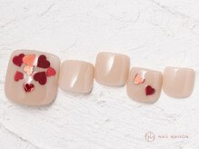 ネイルメゾン 池袋店(NAIL MAISON)/韓国ハートワンカラー￥9000