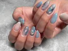 ミリネイルズ(milli nails)/くすみブルー
