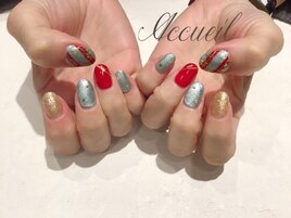 クリスマスネイル