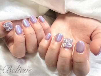 ビリーブ 上板橋店(Believe)/春のデザインネイル#上板橋
