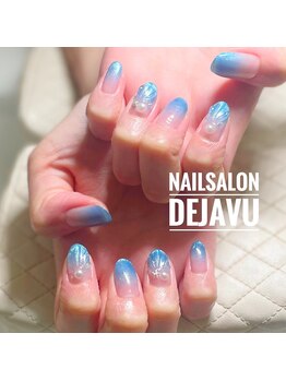 デジャヴ(Dejave)/夏のマーメイドネイル