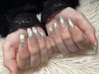 エムズサロン/ラメグラデーション