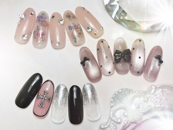 エスフィーネイルサロン リシェル(Esfy nailsalon Richer)の写真/22時迄営業◎追加料金なしでフィルインOK!【トレンド定額アート¥6500】駅チカだから通いやすさもバッチリ★