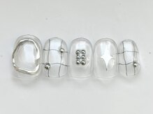 ジェミーネイル イケブクロ(Jemiy nail ikebukuro)/クリアチェック￥6000
