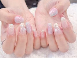 ＃クリアネイル