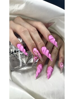 クロスネイル 渋谷店(CROSS nail)/個性あふれる猫爪ネイル