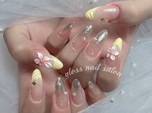 グロース(Gloss)/【夏人気】イエロー×フラワー