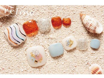 リロウ(relow)/フットキャンペーンネイル☆3.4