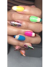 ネイルアンドボディケアサロン ミリミリ(milimili)/持ち込みフルアート￥11000～