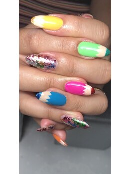 ネイルアンドボディケアサロン ミリミリ(milimili)/持ち込みフルアート¥11000~