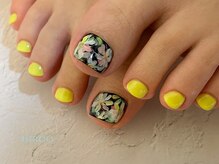 モアニ ヒロオ 渋谷店(MOANI Hiroo)/ボタニカルなフットネイル♪