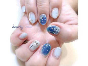 ハーティーネイル hearty nail 溝の口店/定額デザイン￥12000