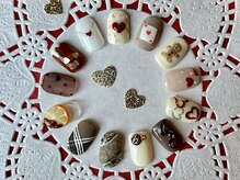カラ ネイル 中津店(calla nail)/チョコとハート